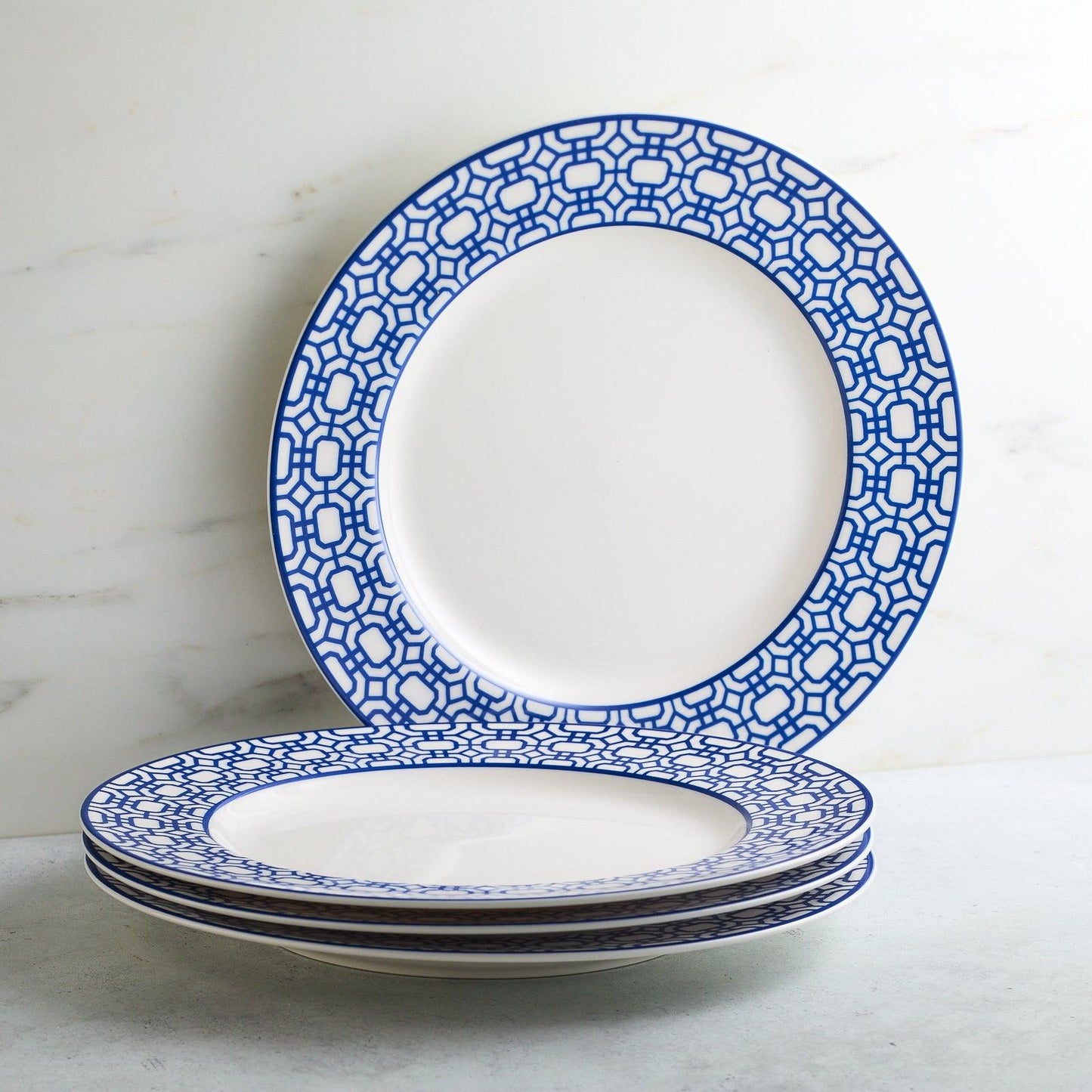 Newport Garden Gate Rimmed Dinner Plate