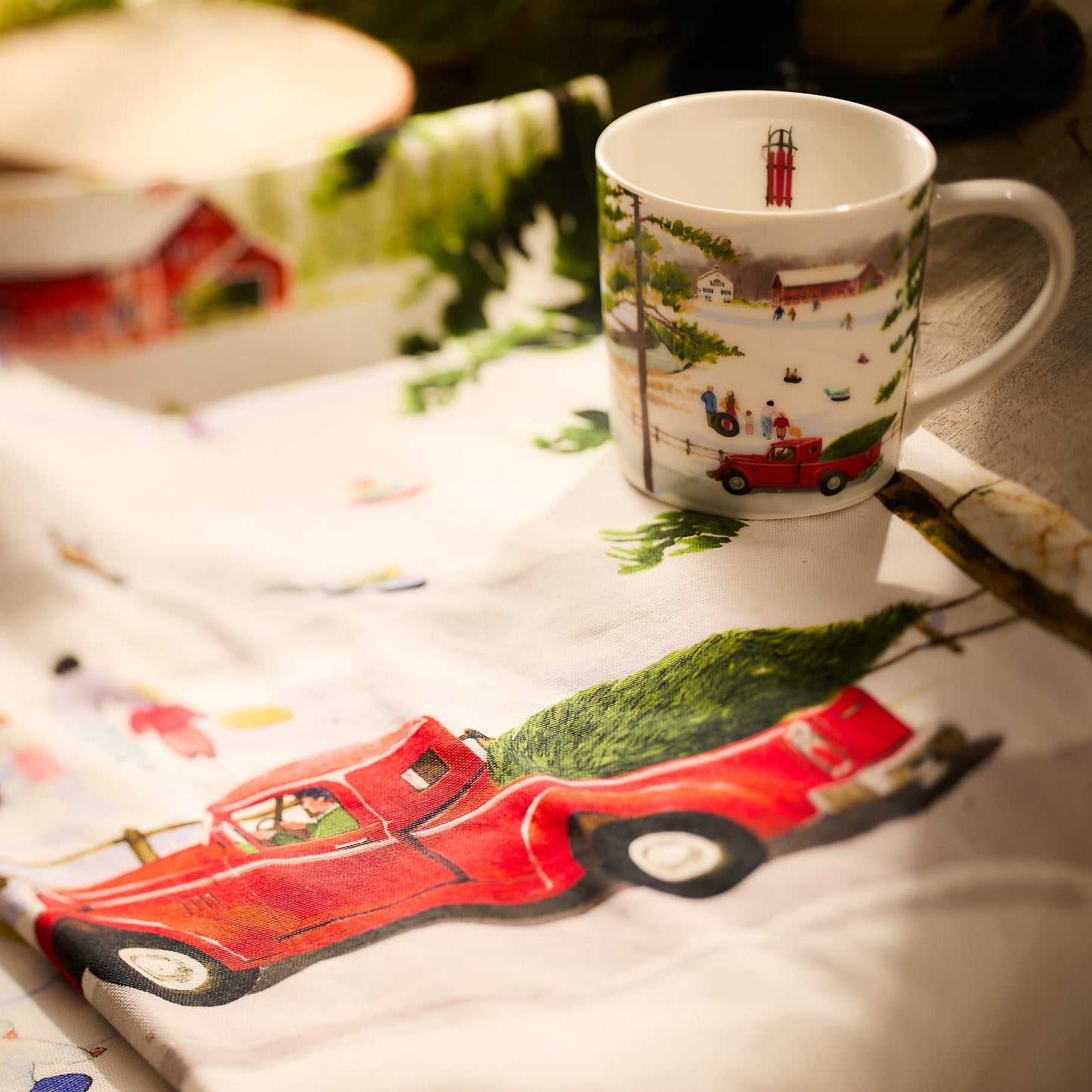 Caskata X Felix Doolittle Winter Wonderland Kitchen Towels, Set Of 2