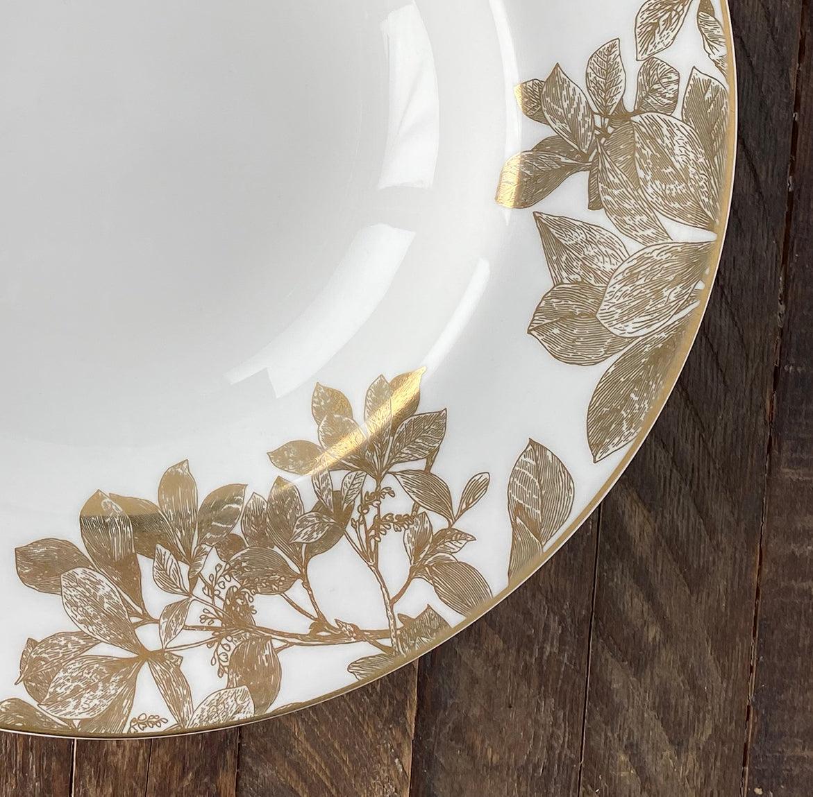 Arbor Gold Rimmed Soup Bowl