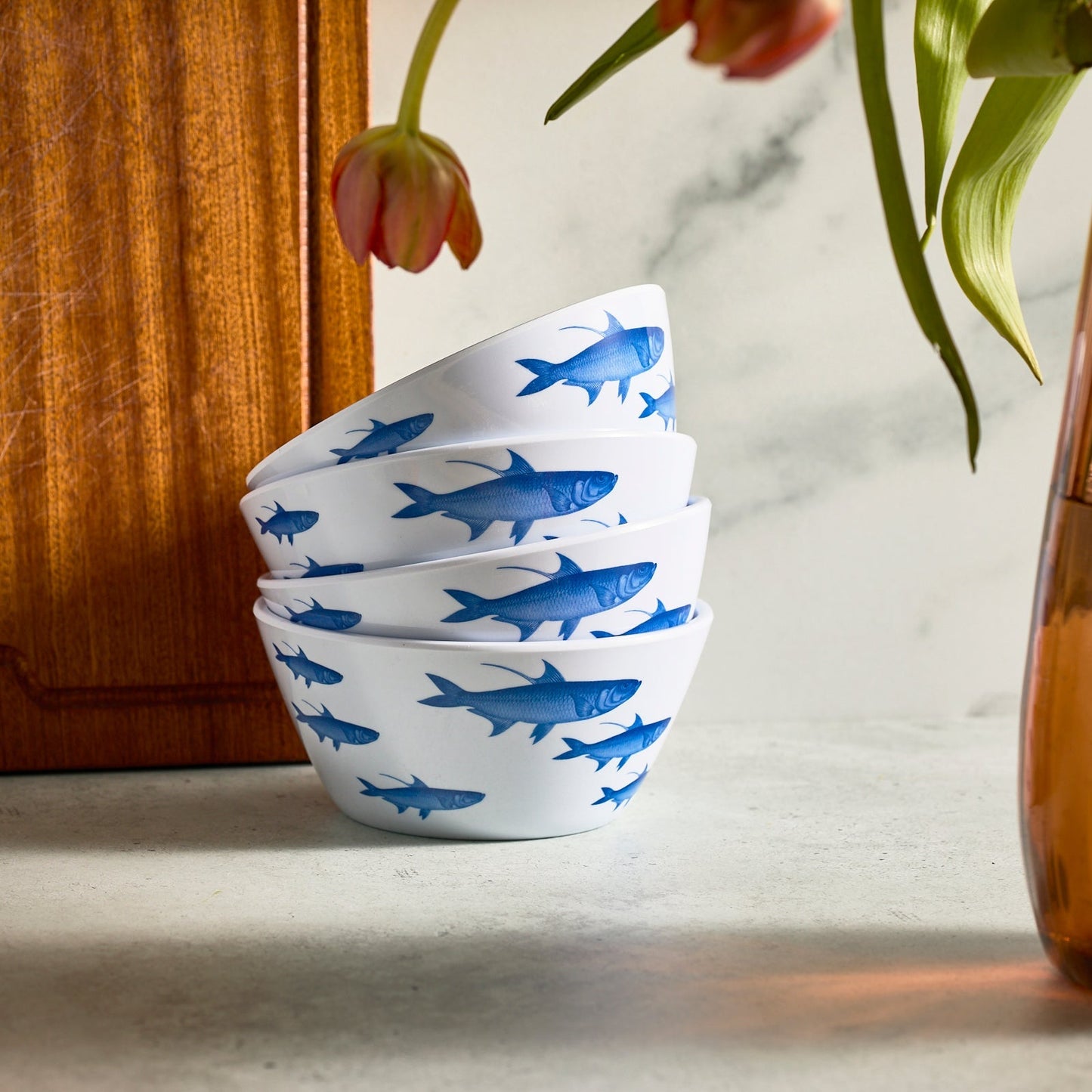 Coastal Cereal Bowls Melamine Bundle