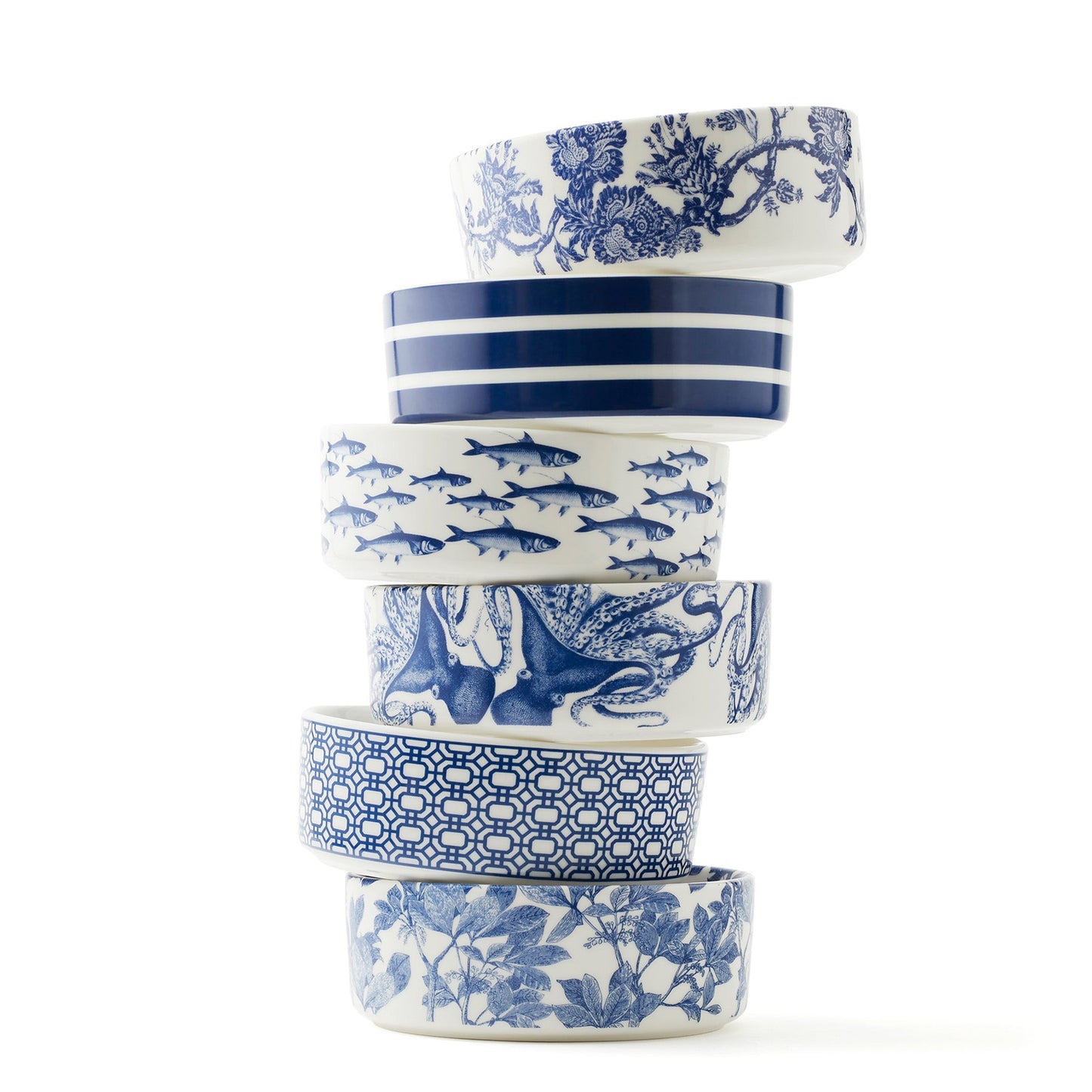 Beach Towel Stripe Medium Pet Bowl