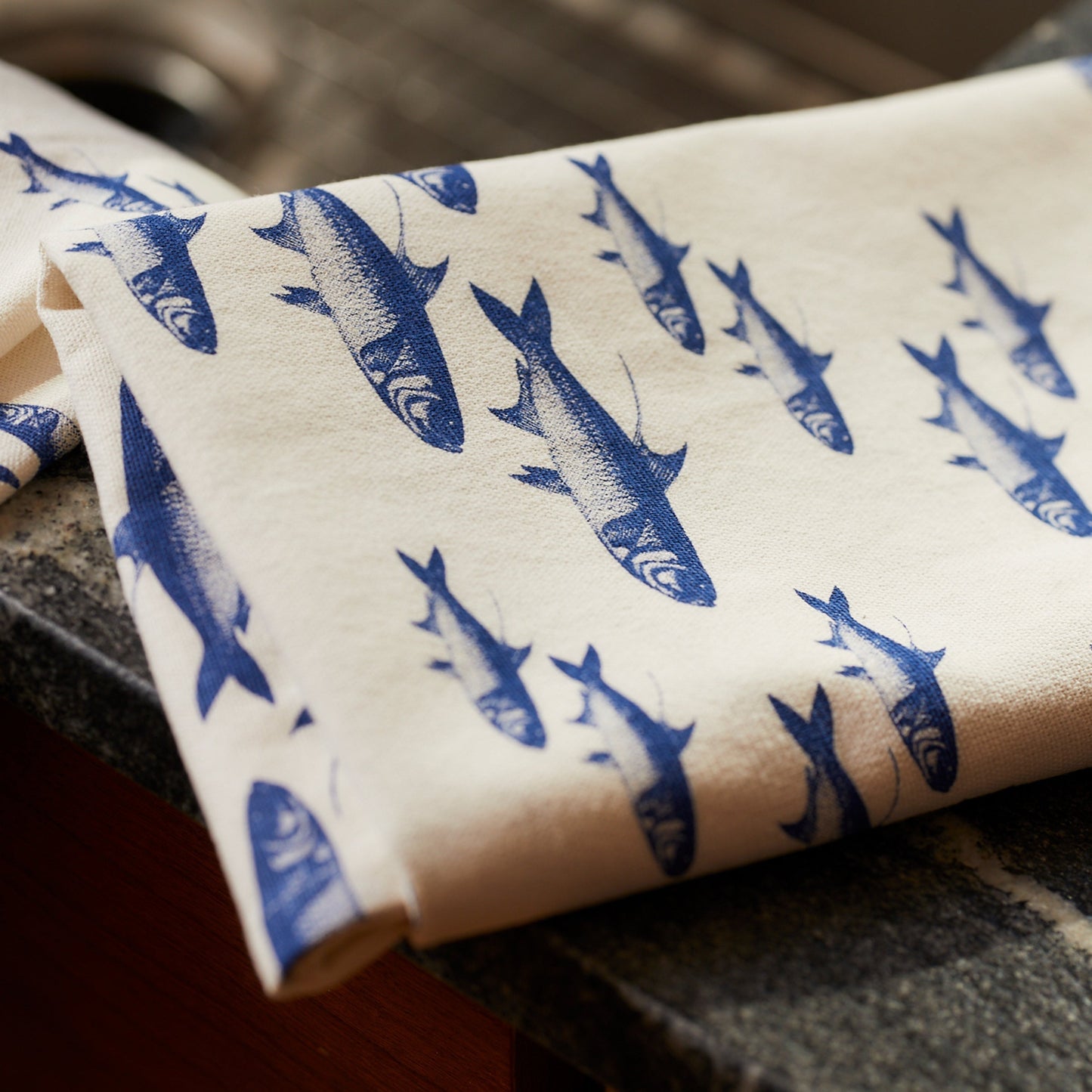 School Of Fish Kitchen Towels, Set Of 2