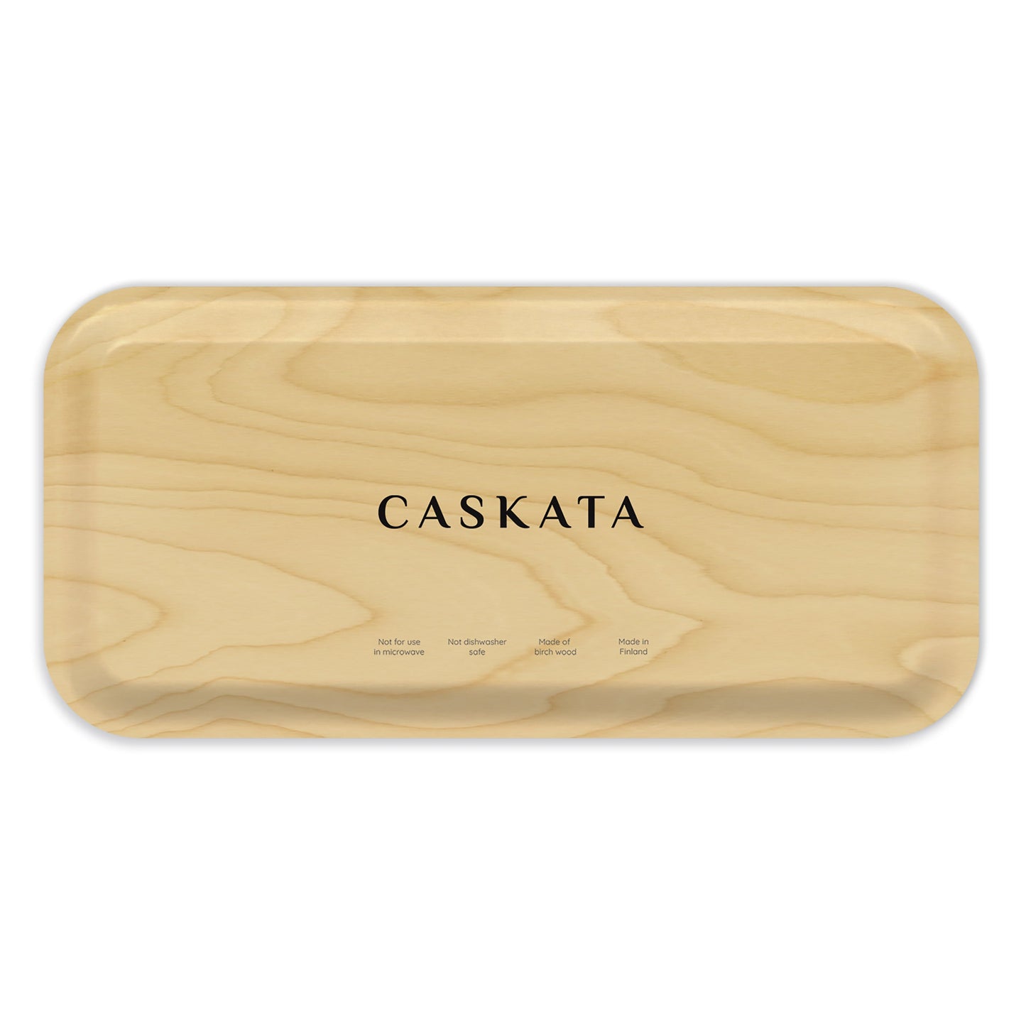 Summer Blues Small Rectangular Birchwood Tray