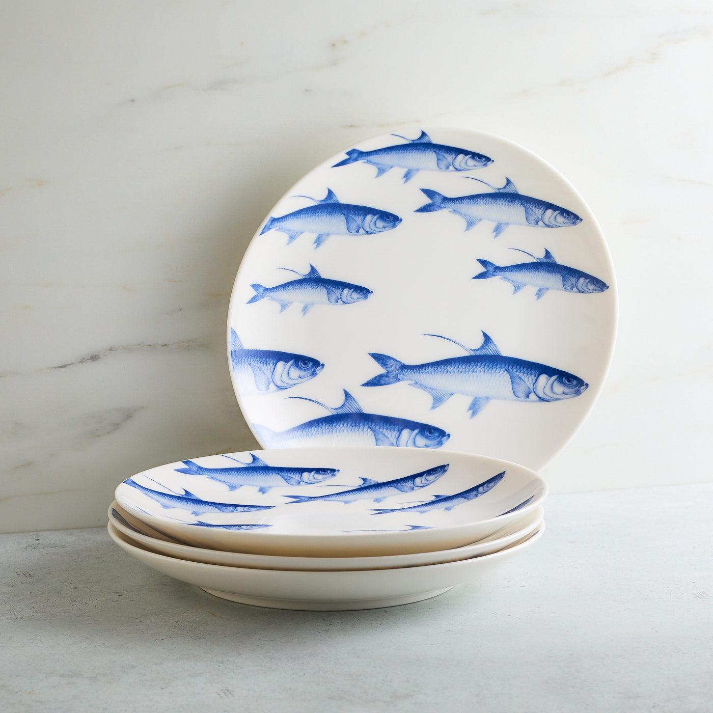  School Of Fish Coupe Salad Plate