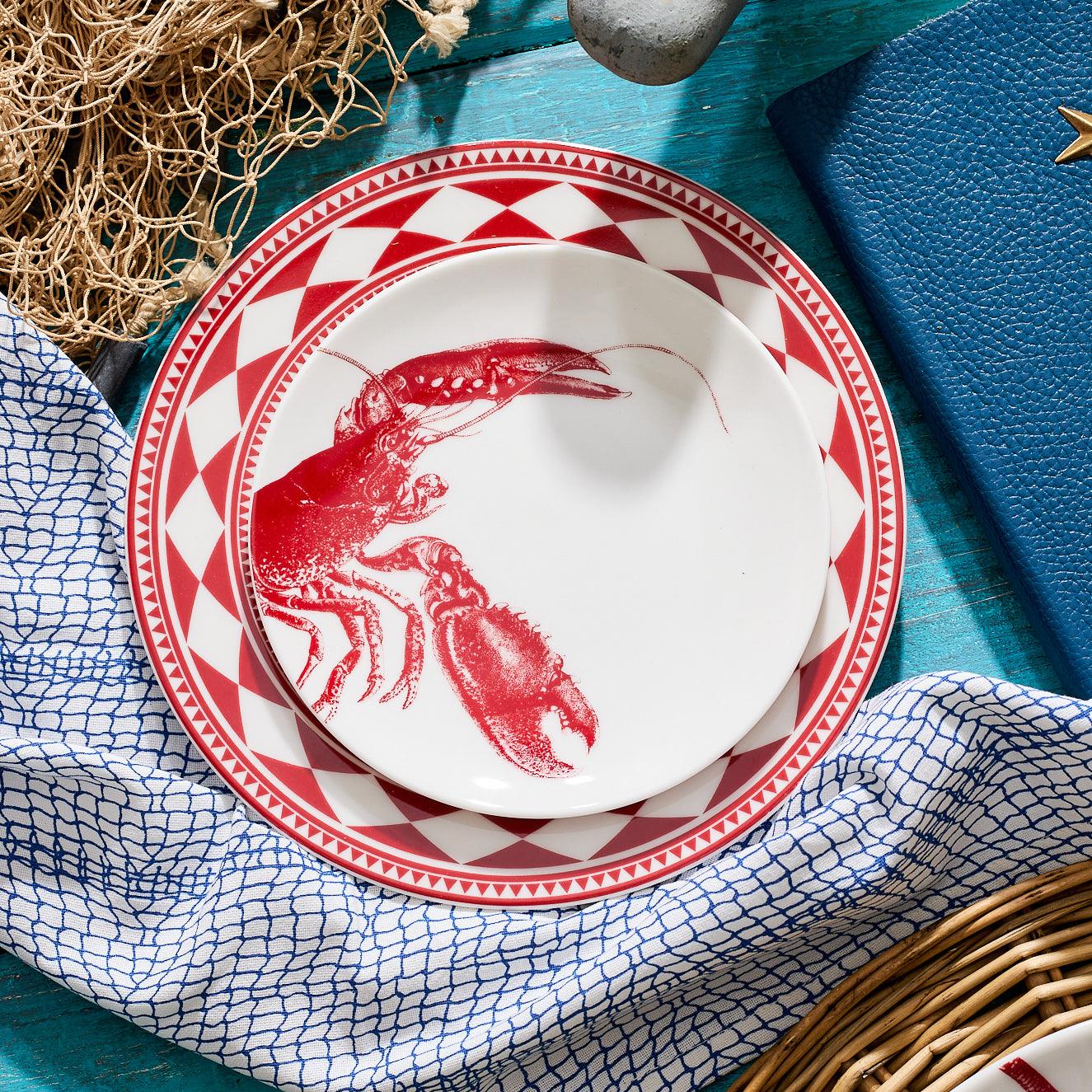  Lobster Red Small Plates