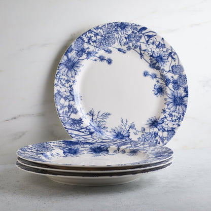  Summer Blues Rimmed Dinner Plate