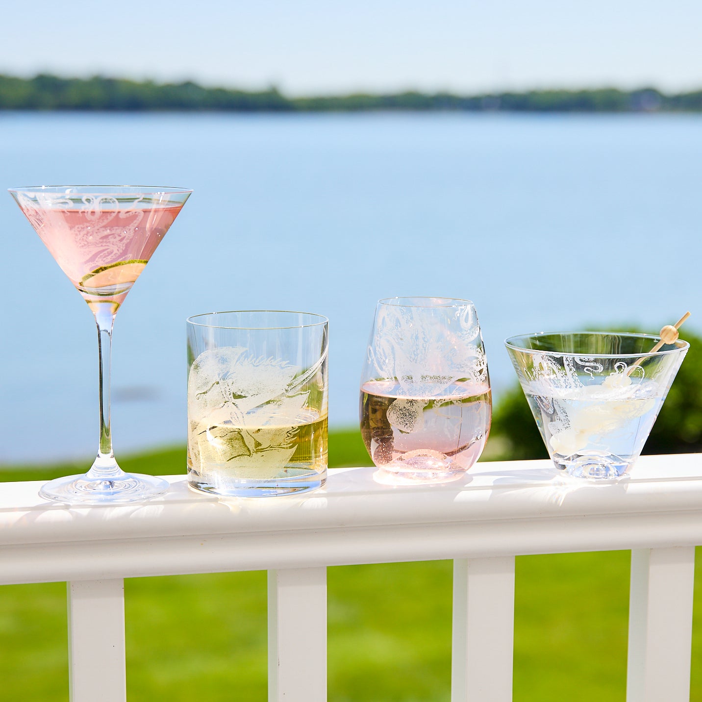  Horseshoe Crab Rocks Glasses