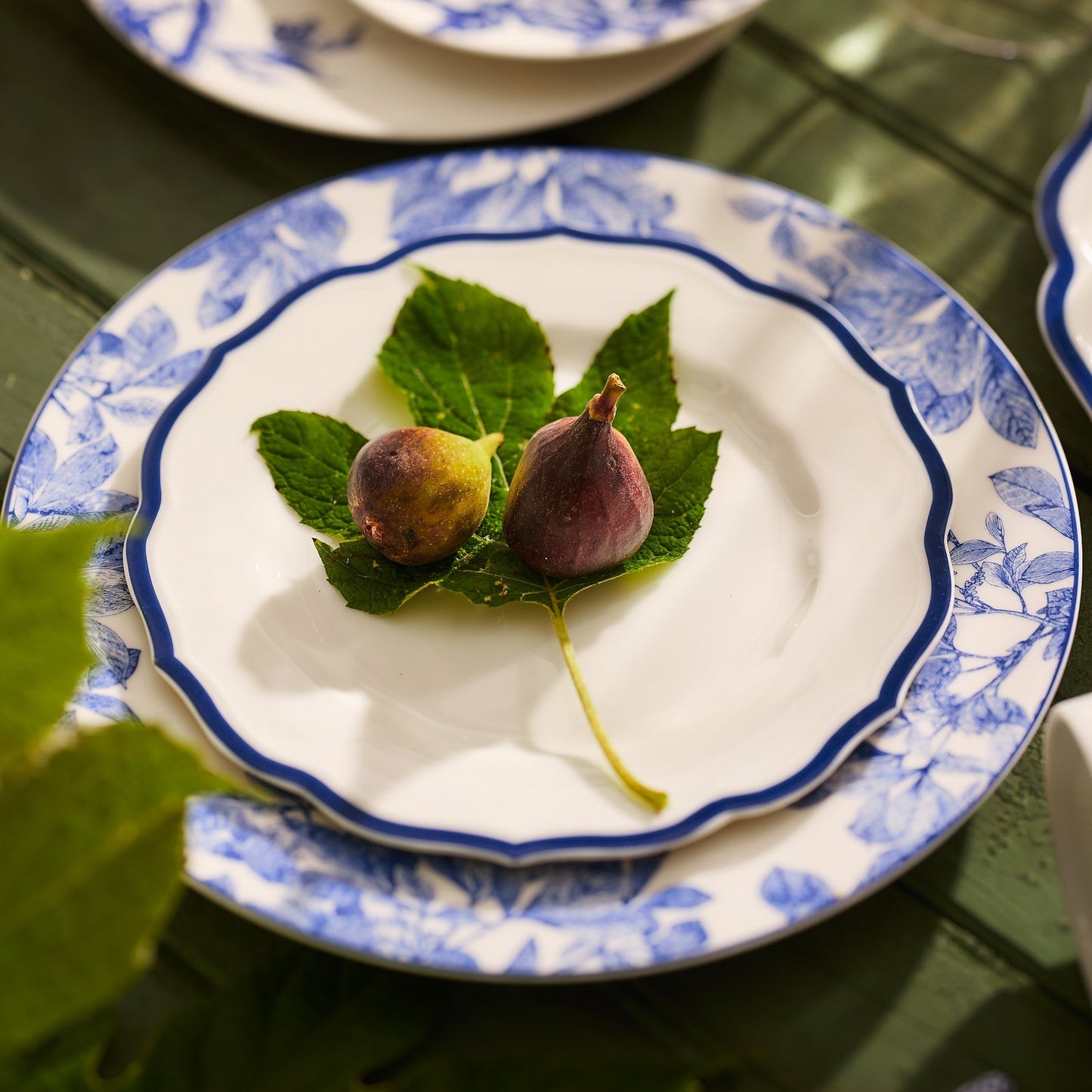  Stella Scalloped Blue Salad Plate