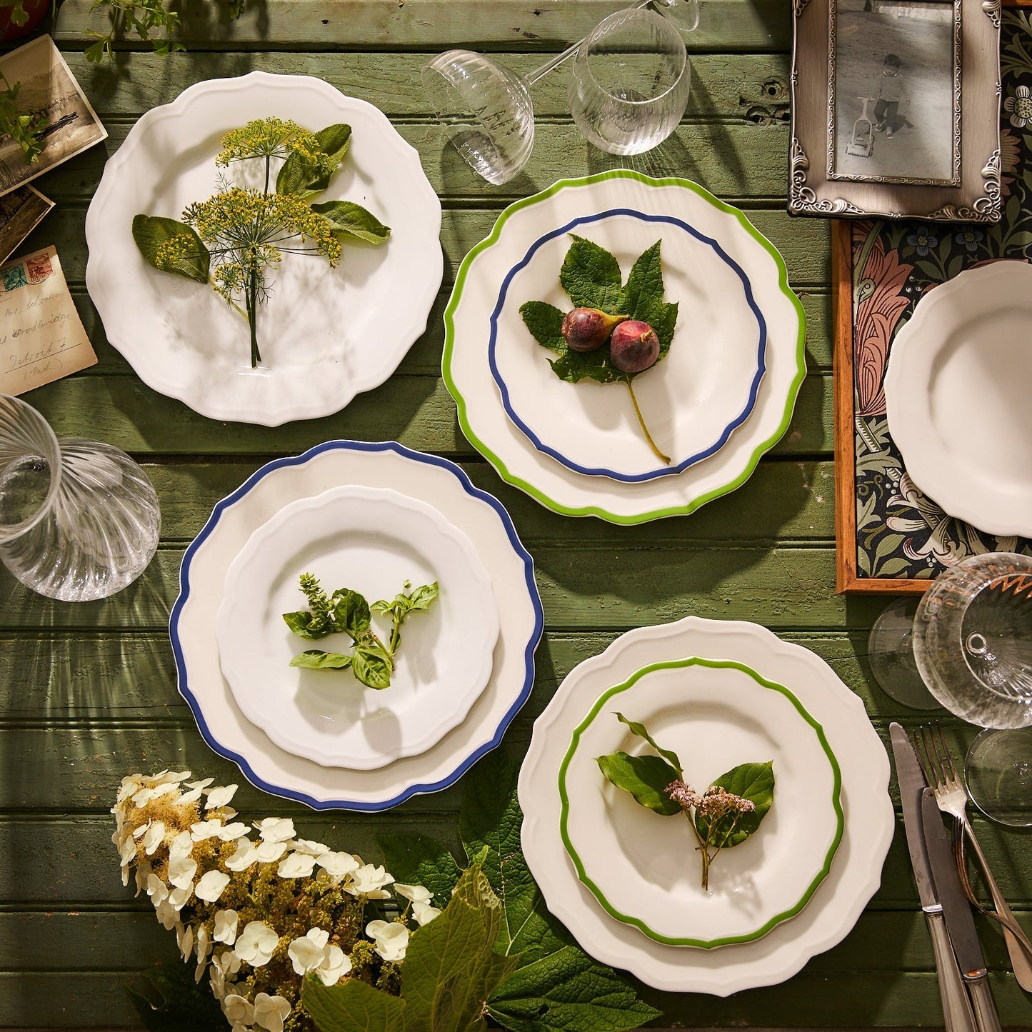  Stella Scalloped White Salad Plate