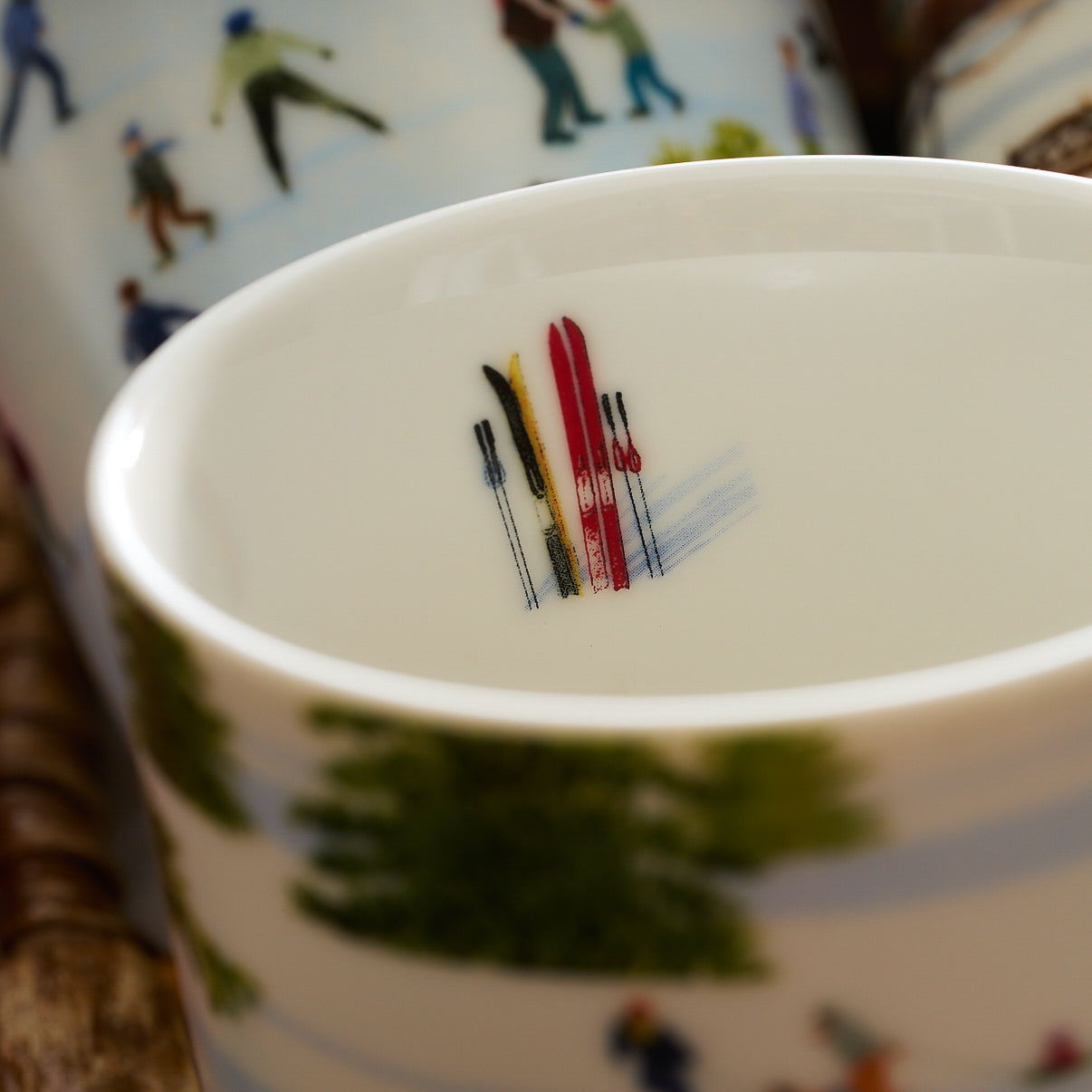  Caskata X Felix Doolittle Winter Wonderland Mugs, Set Of 4