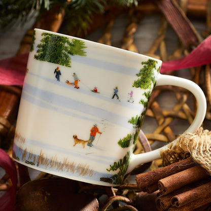  Caskata X Felix Doolittle Winter Wonderland Mugs, Set Of 4