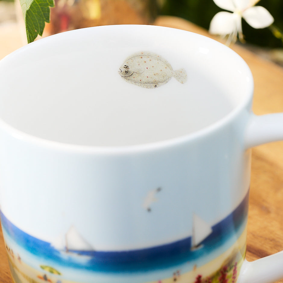  Caskata X Felix Doolittle By The Sea Mugs, Set Of 4