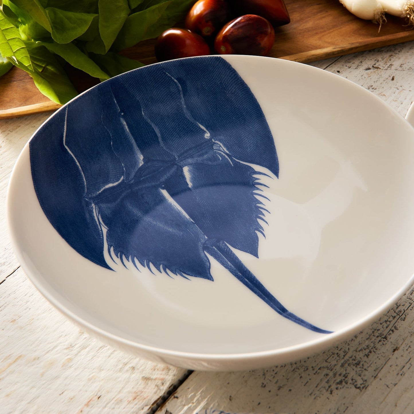  Horseshoe Crab Wide Serving Bowl