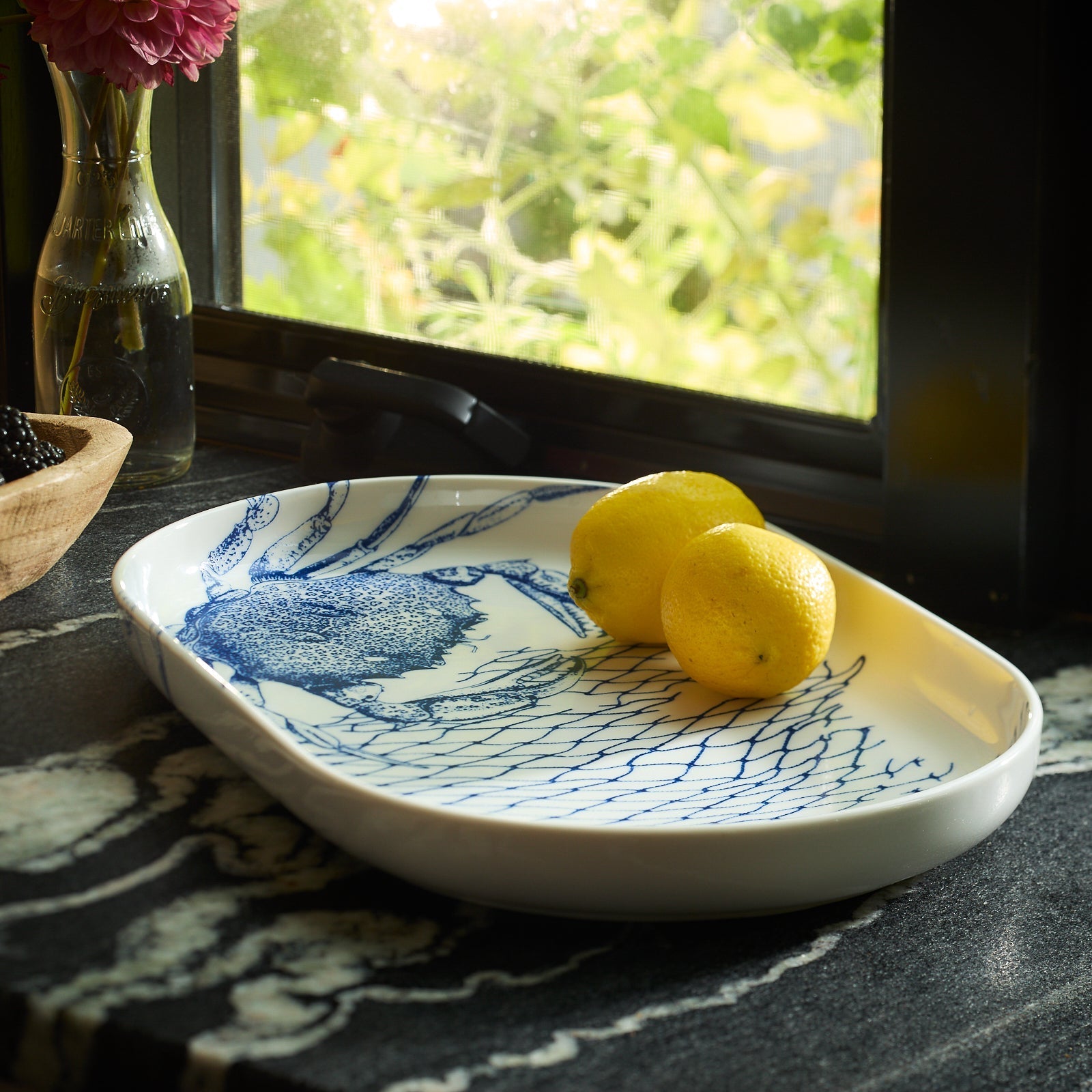 Crab Large Coupe Oval Platter