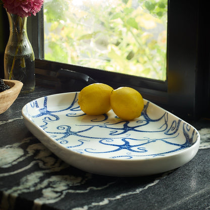  Starfish Large Coupe Oval Platter