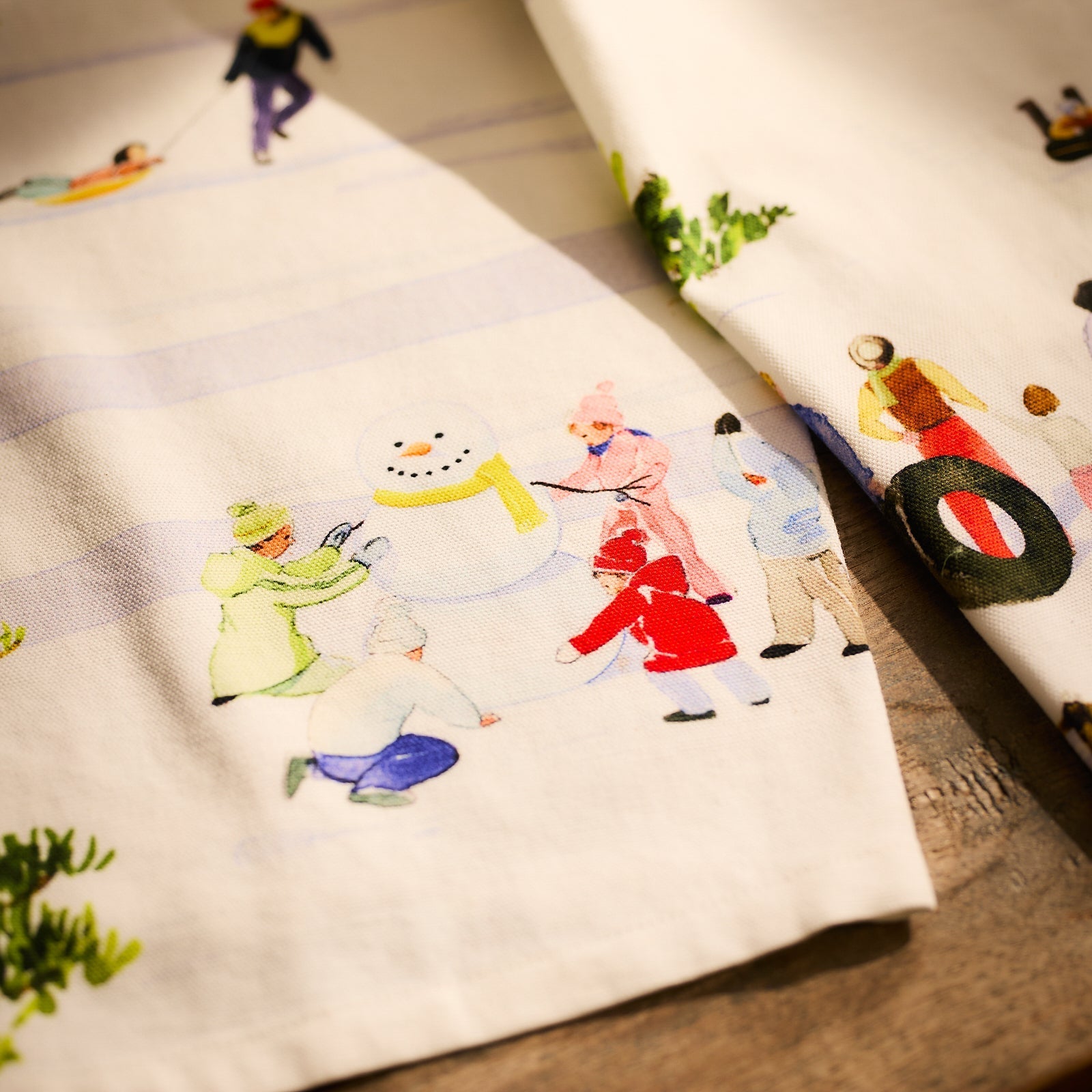  Caskata X Felix Doolittle Winter Wonderland Kitchen Towels, Set Of 2
