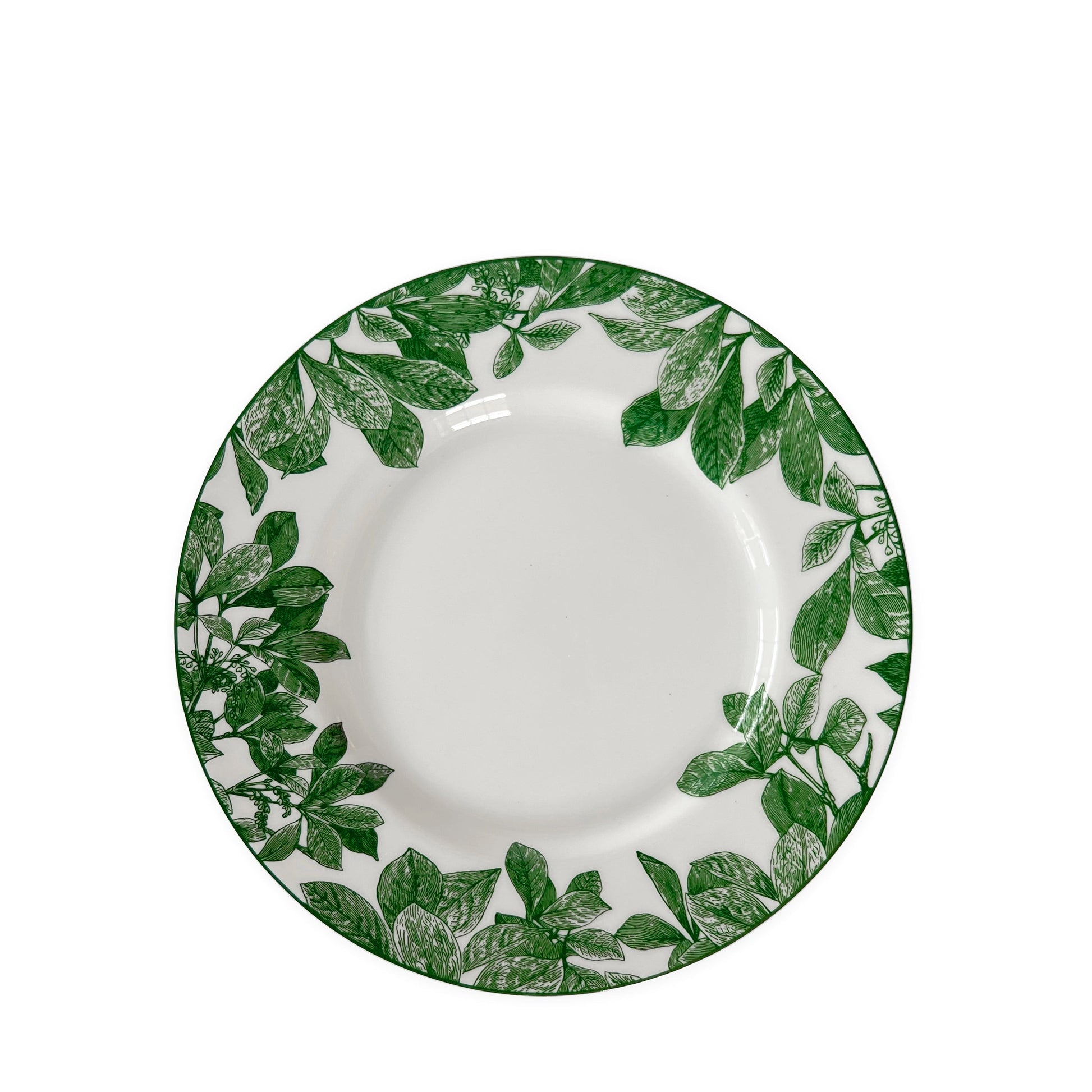  Arbor Green Rimmed Salad Plate