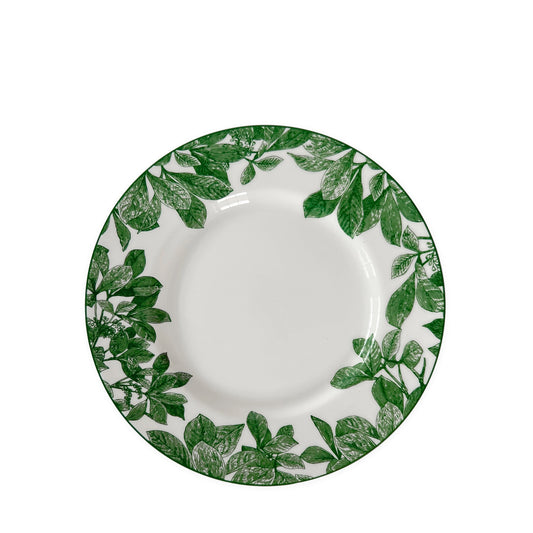  Arbor Green Rimmed Salad Plate