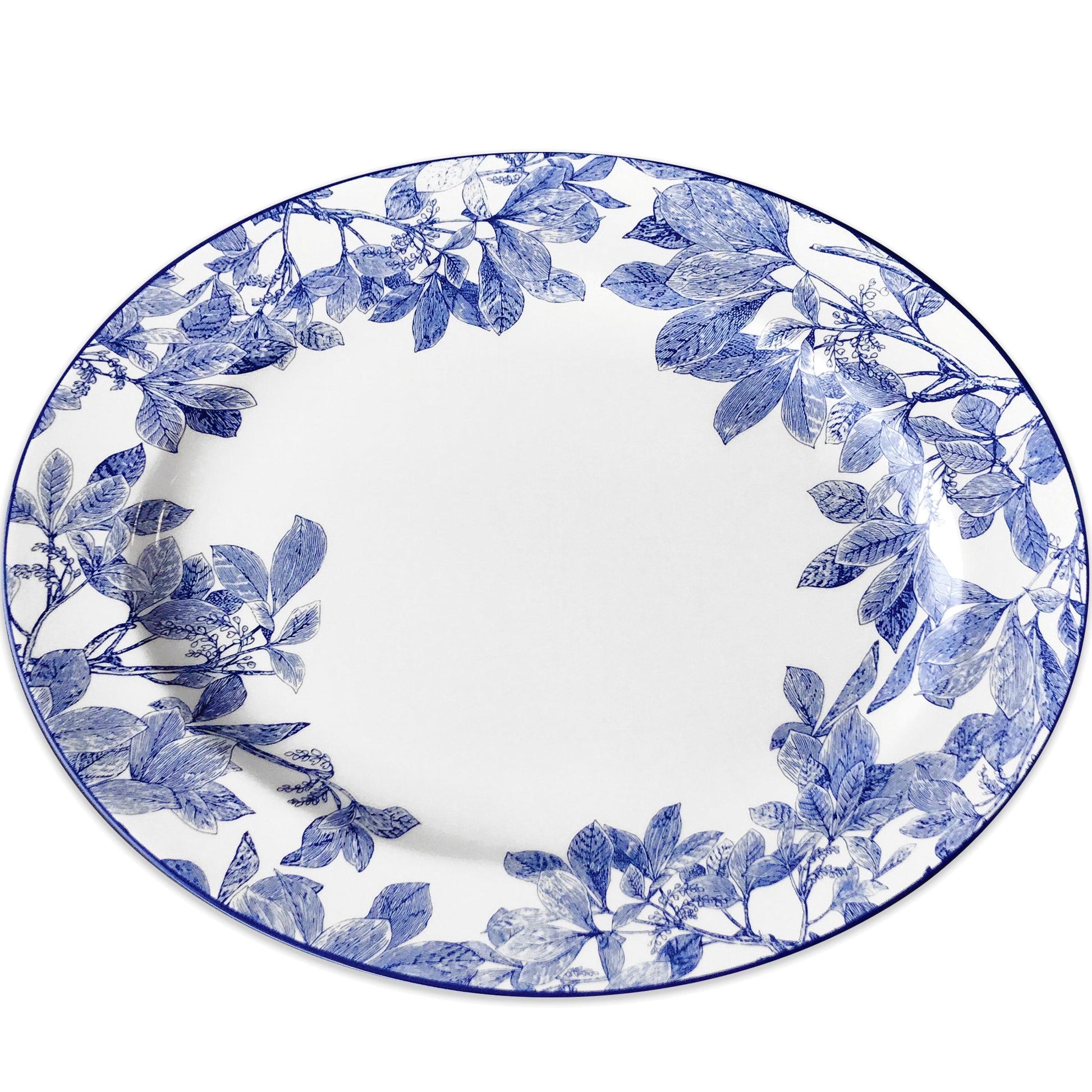  Arbor Oval Rimmed Platter
