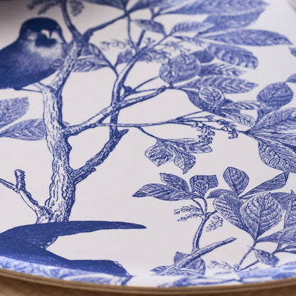  Arbor Large Round Birchwood Tray