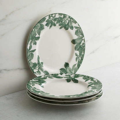  Arbor Green Rimmed Salad Plate