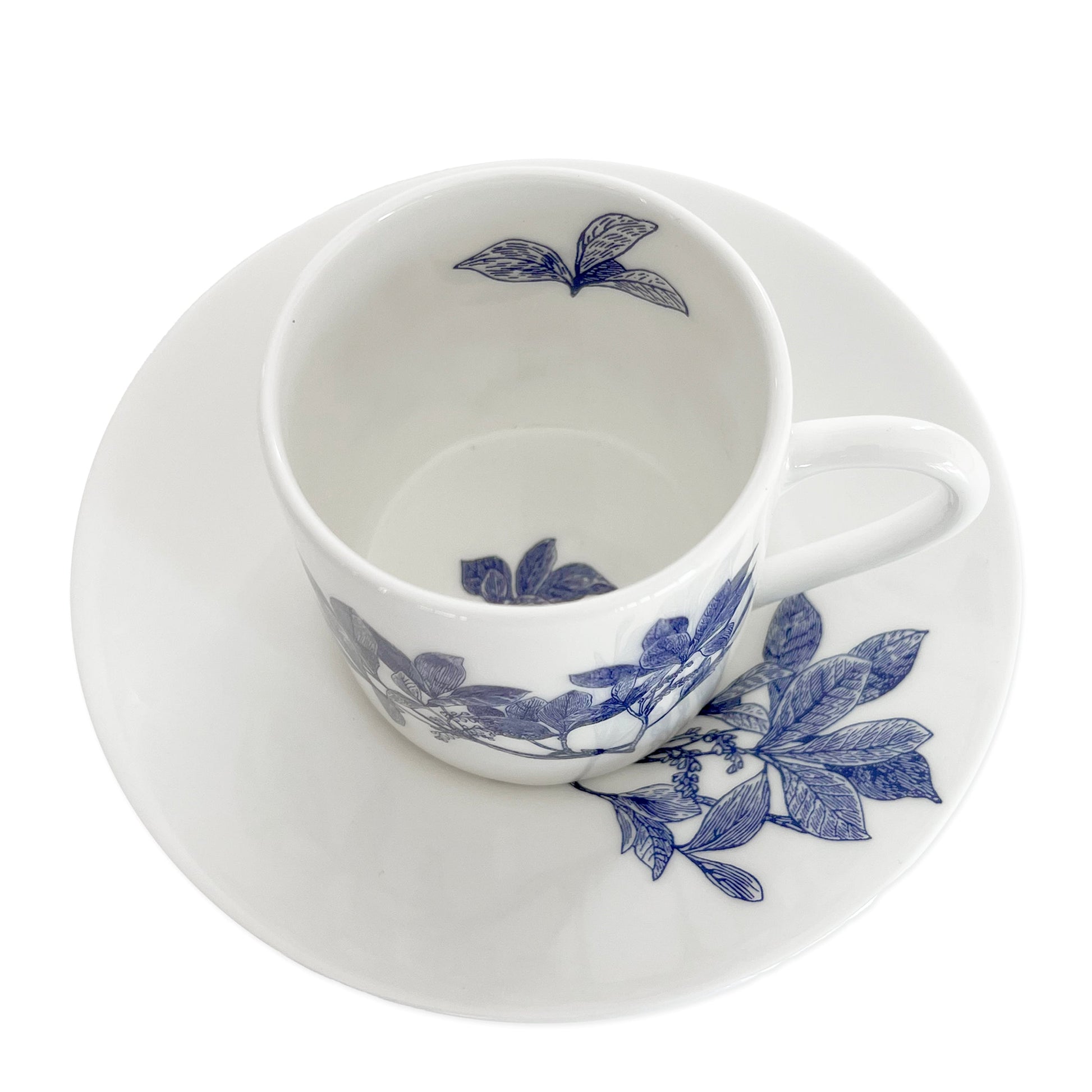  Arbor Espresso Cups & Saucers, Set Of 2
