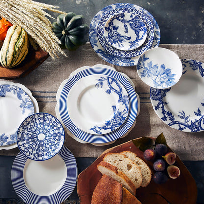  Newport Stripe Rimmed Dinner Plate