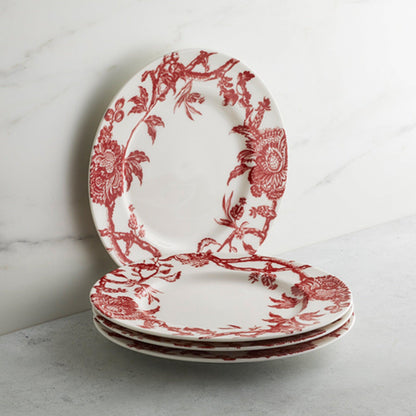  Arcadia Crimson Rimmed Salad Plate