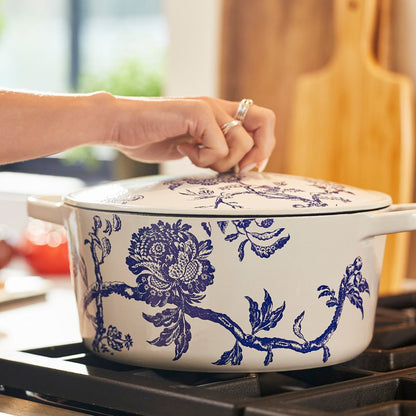  Caskata X Cuisinart Limited Edition Arcadia Enameled Cast Iron 5 Qt. Round Casserole With Lid