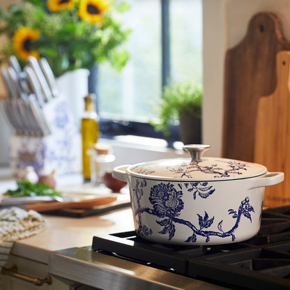  Caskata X Cuisinart Limited Edition Arcadia Enameled Cast Iron 5 Qt. Round Casserole With Lid