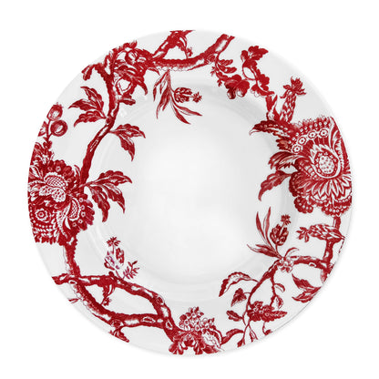  Arcadia Crimson Rimmed Dinner Plate
