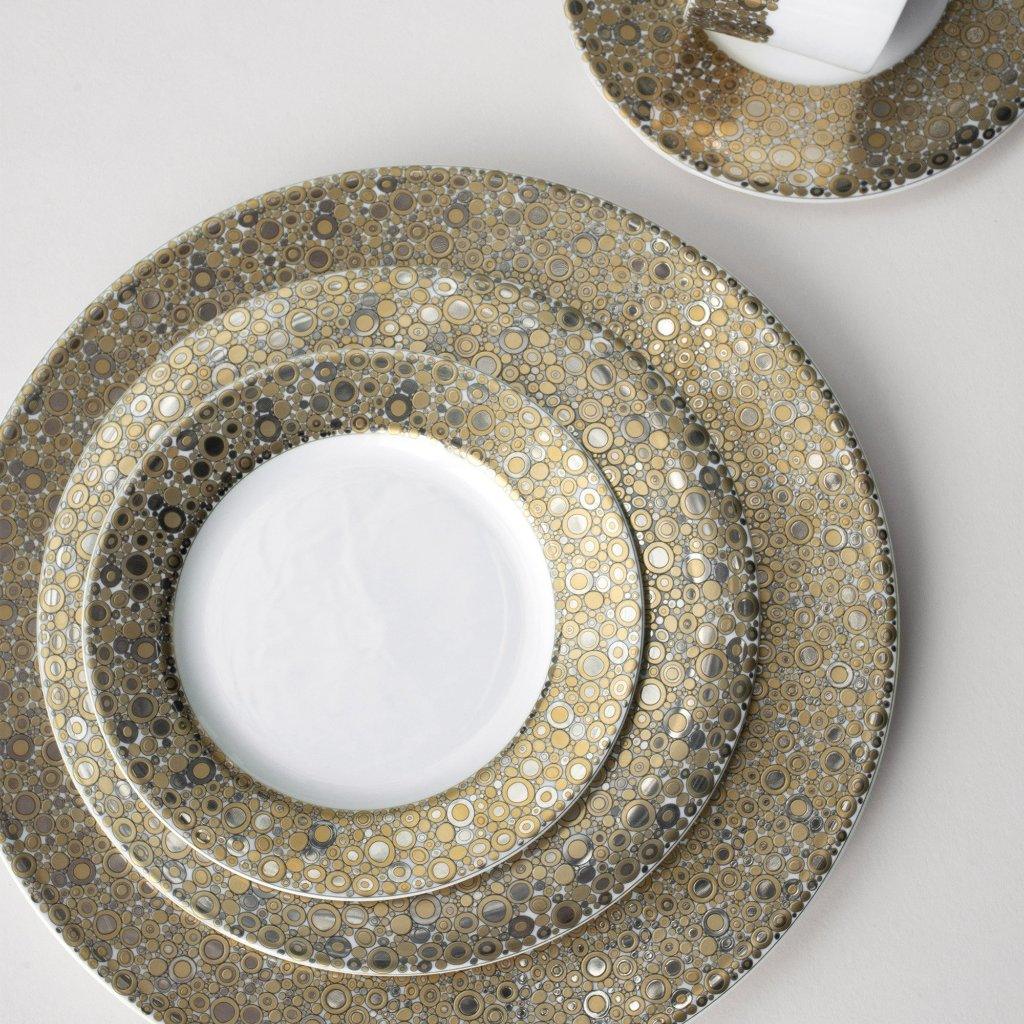  Ellington Shimmer Gold & Platinum Bread & Butter Plate