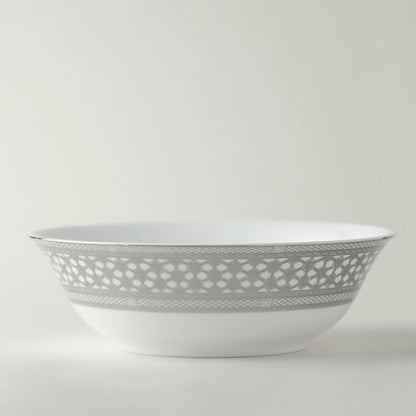  Hawthorne Ice Platinum Medium Serving Bowl