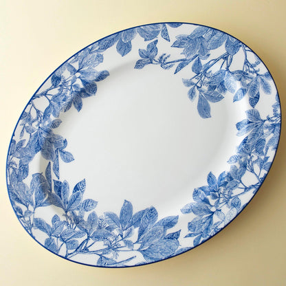  Arbor Oval Rimmed Platter