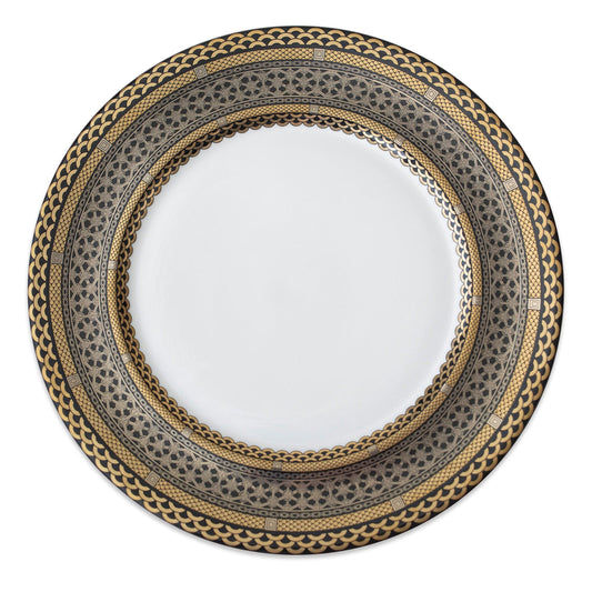  Hawthorne Onyx Gold & Platinum Charger Plate