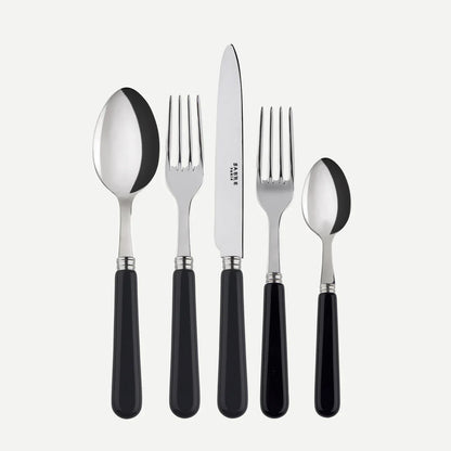 Sabre Bistro Black 5-Piece Flatware Setting
