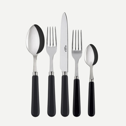 Sabre Bistro Black 5-Piece Flatware Setting