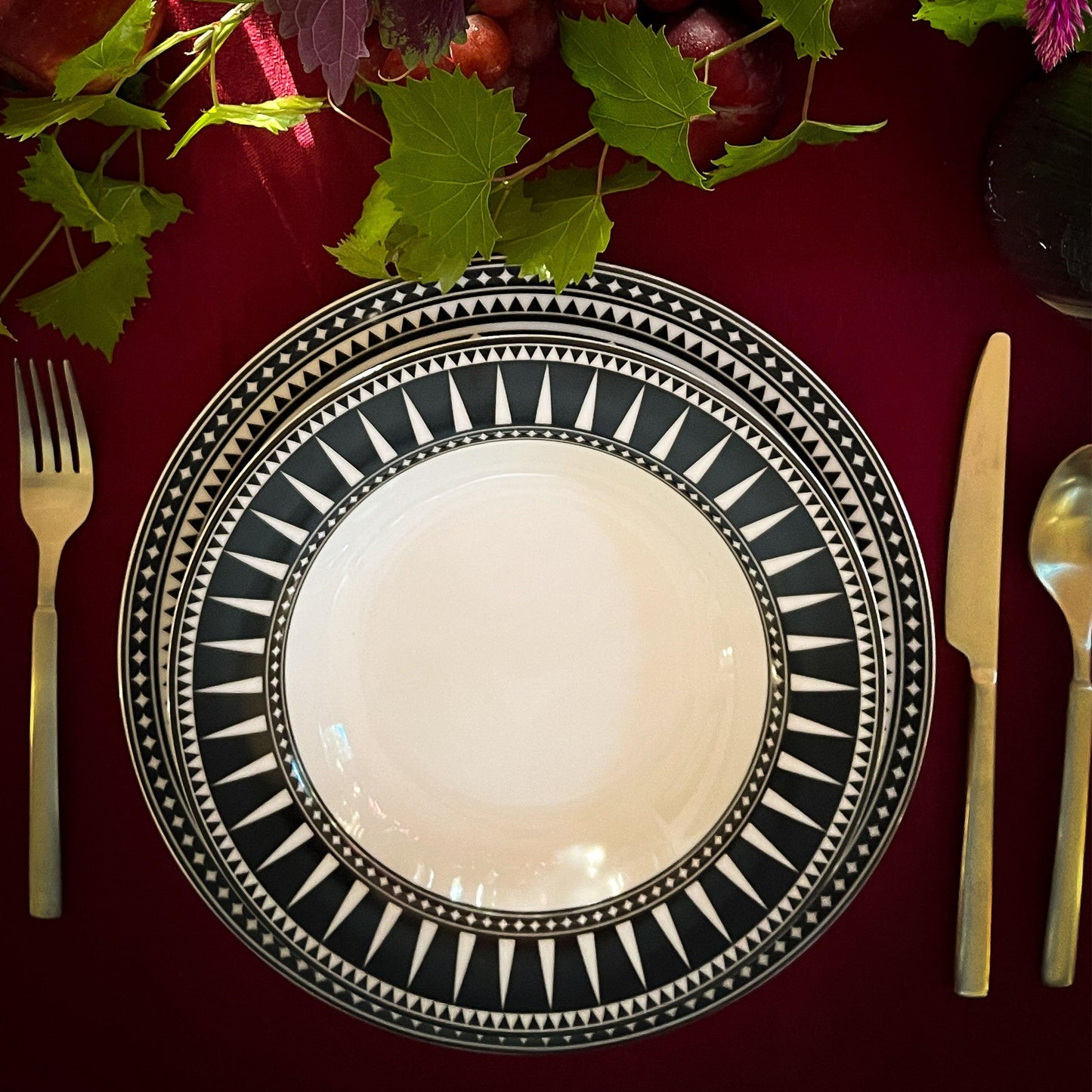  Marrakech Rimmed Soup Bowl