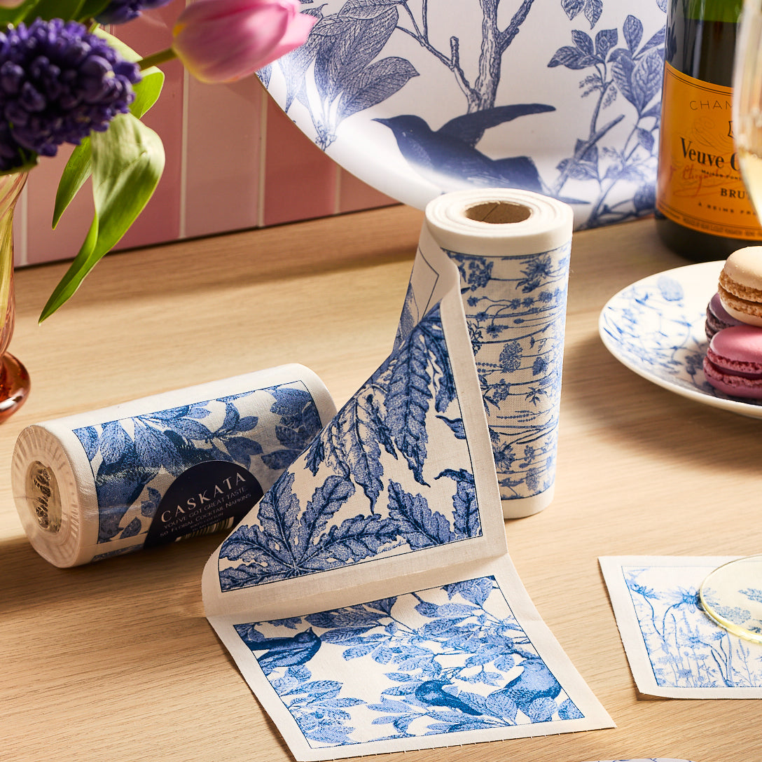  Botanicals Cocktail Napkin Roll