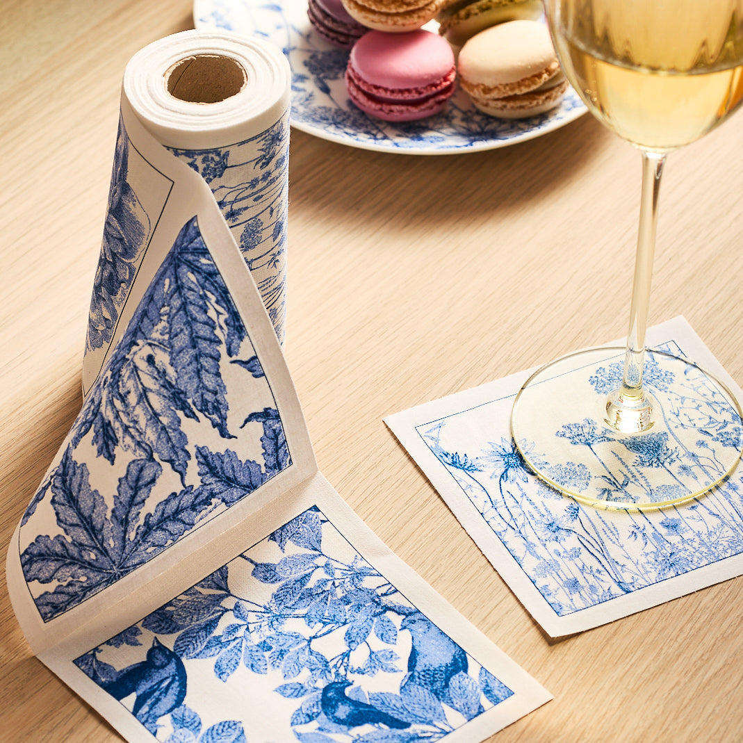  Botanicals Cocktail Napkin Roll