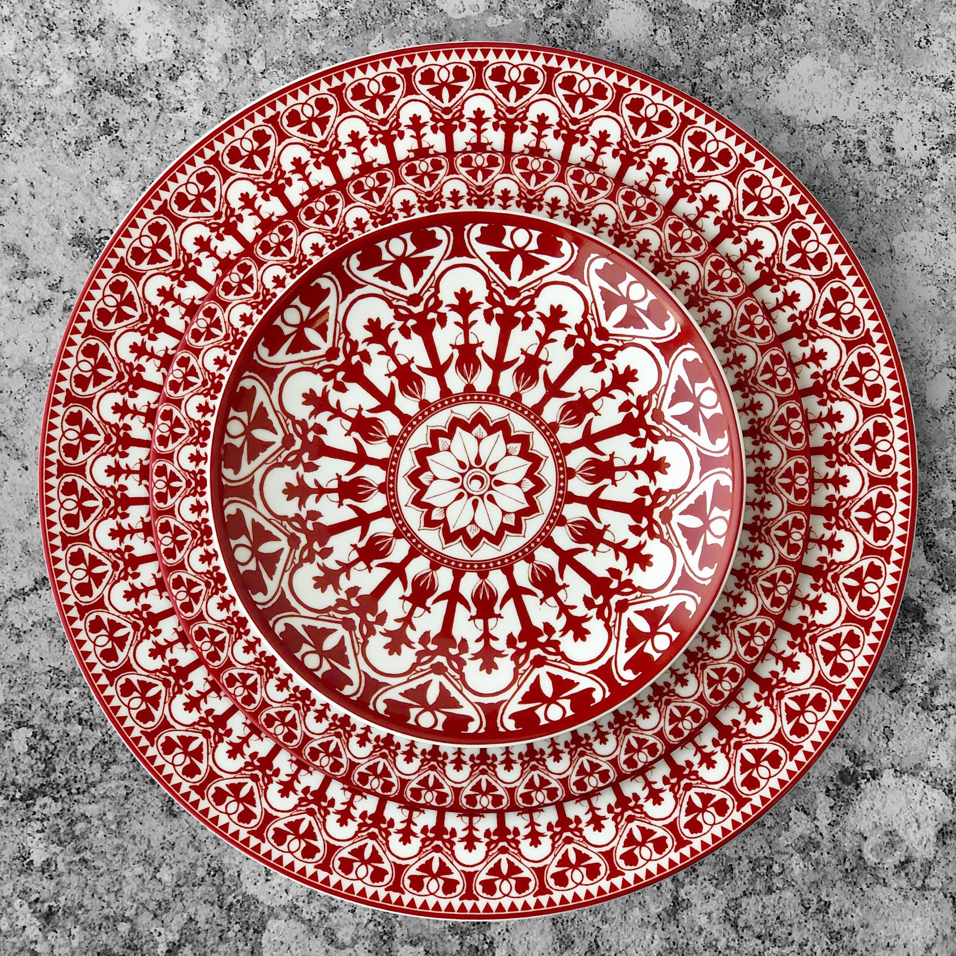  Casablanca Crimson Salad Plate
