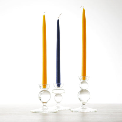  18" Marigold Taper Candles - Set Of 2