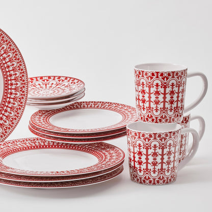  Casablanca Crimson Table For 4