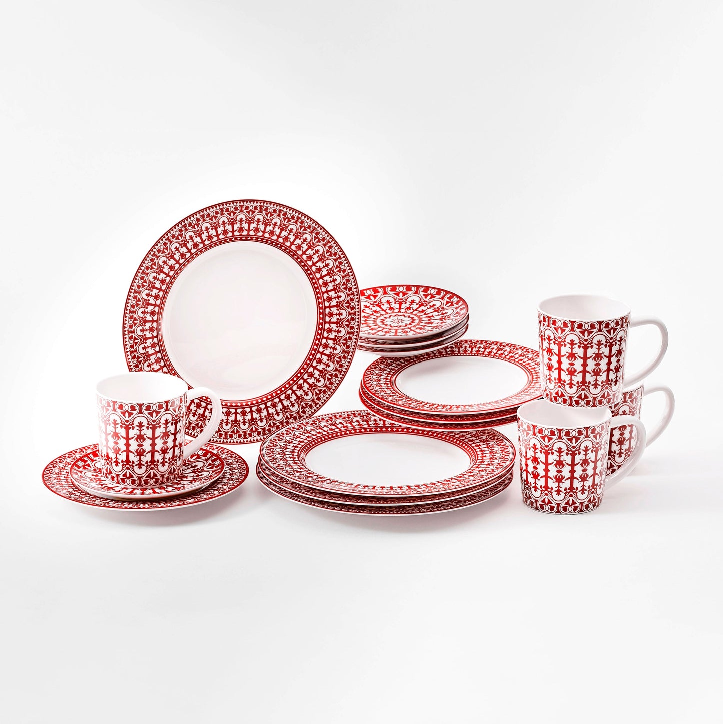  Casablanca Crimson Table For 4