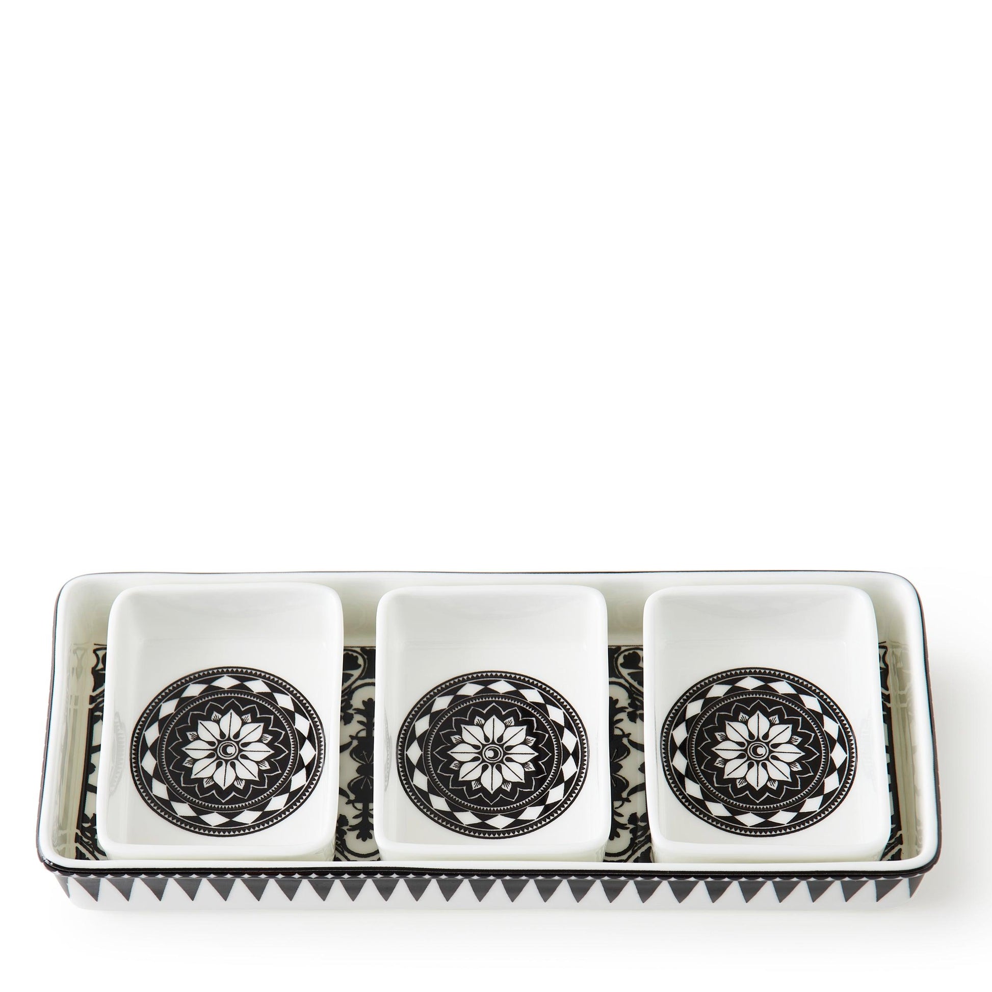  Casablanca Nested Appetizer Tray Set
