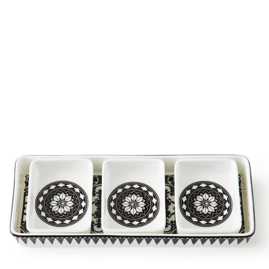  Casablanca Nested Appetizer Tray Set