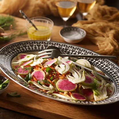  Casablanca Oval Rimmed Platter
