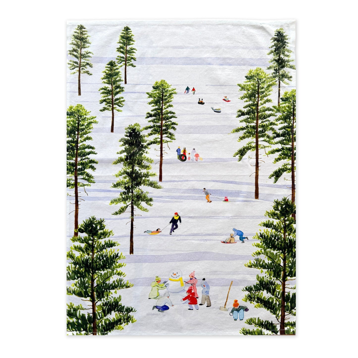  Caskata X Felix Doolittle Winter Wonderland Kitchen Towels, Set Of 2