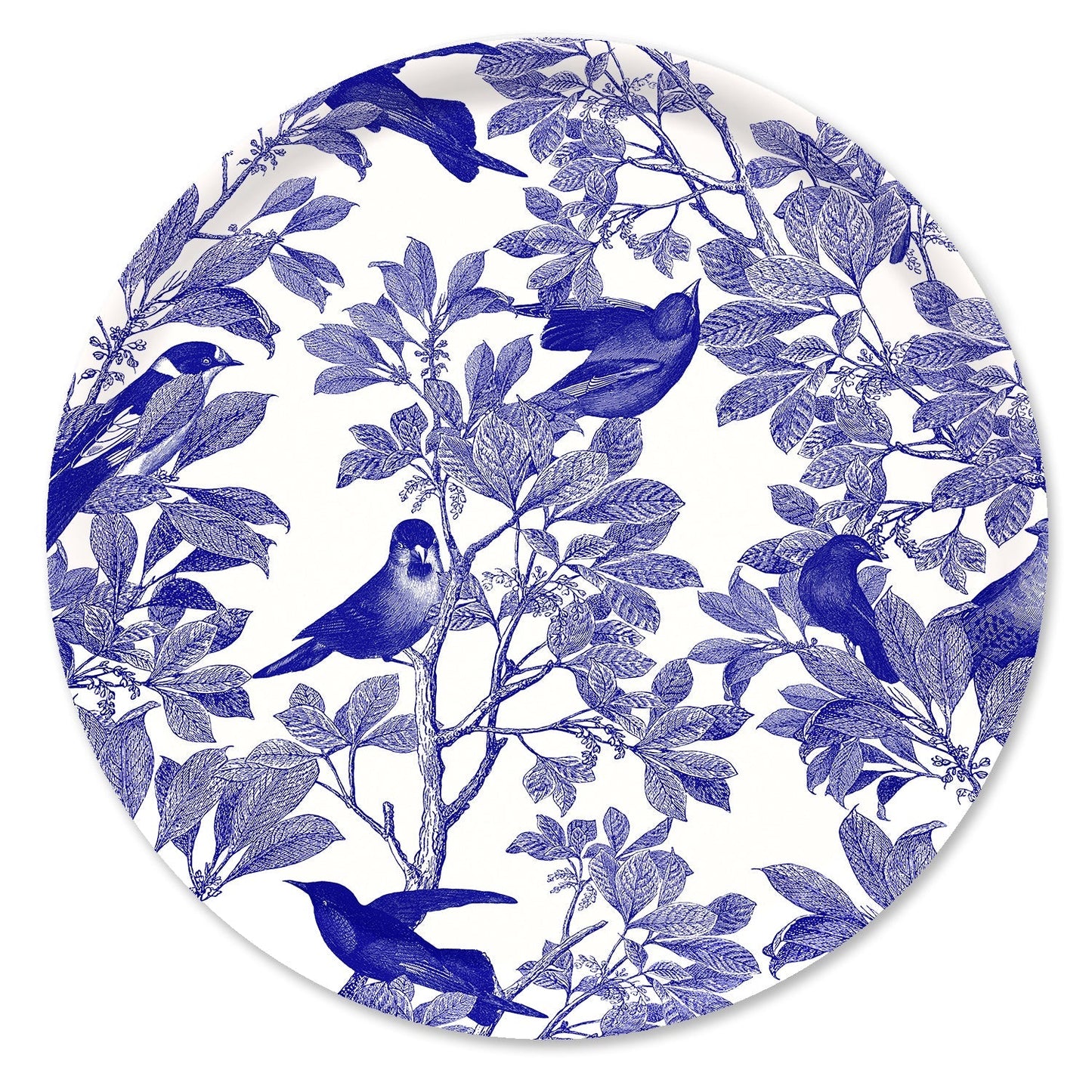  Arbor Large Round Birchwood Tray
