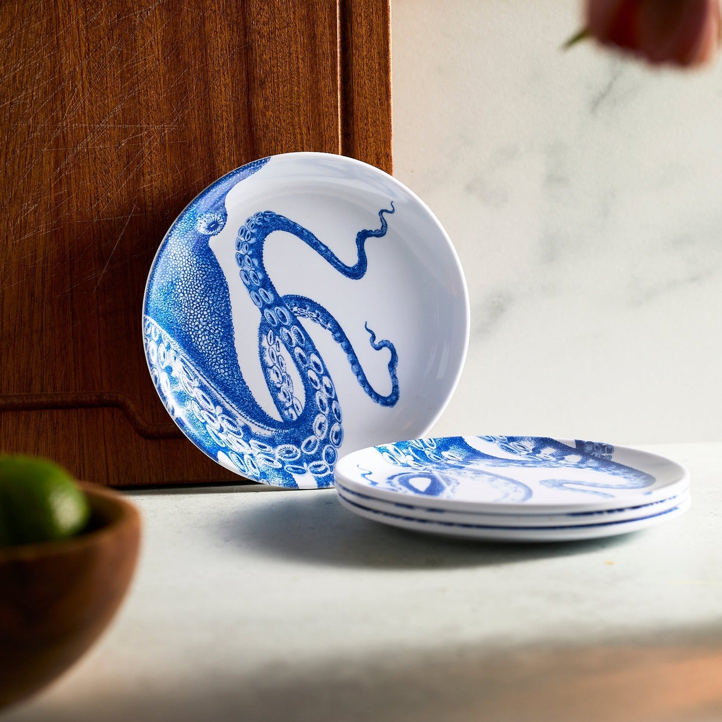  Lucy Melamine Small Plates, Set Of 4